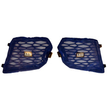 RZR 900XP Side Intake Covers blue pre-filter mesh