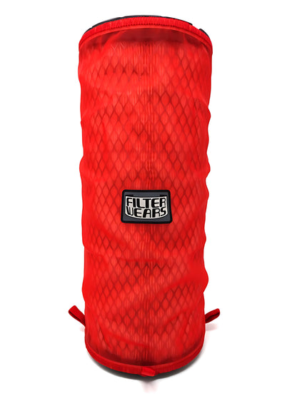 FILTERWEARS F134 red pre-filter cover for K&N PL-1014 Fits Polaris RZR XP 1000 / Turbo, Pro XP / RS1, Turbo R, Pro S